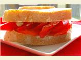Mostly a Tomato Sandwich With Basil Mayonnaise
