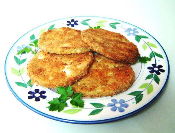 Oven-Fried Eggplant Cutlets. Photo by A Good Thing