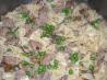 Farfalle With Turkey Sausage, Peas, and Mushrooms. Recipe by cali_love