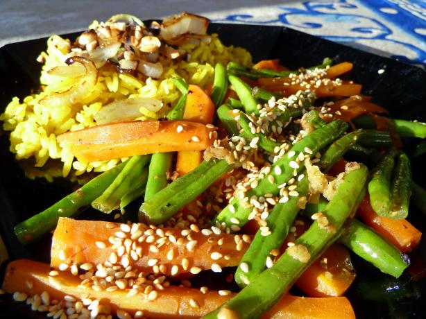 Gingered Green Beans. Photo by awalde