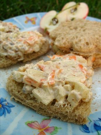 Apple Carrot Finger/Tea Sandwiches. Photo by LUv 2 BaKE