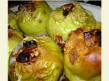 Sticky Maple Pecan Baked Apples With Toffee Fudge Sauce