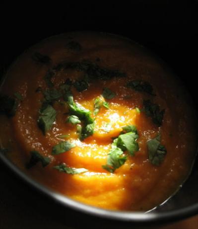 Carrot Coriander Soup. Photo by Engrossed