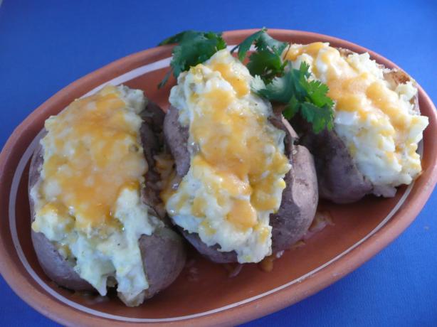 Mexican Baked Potatoes. Photo by cookiedog