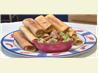 Chicken Flautas With Chunky Guacamole