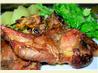 Maple Sugar Glazed Pork With Baked Apples and Thyme