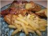 Maple Sugar Glazed Pork With Baked Apples and Thyme