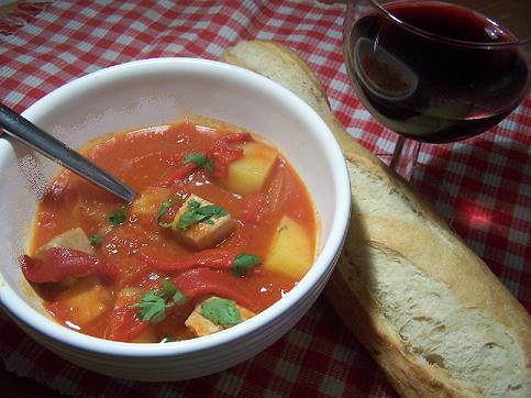 Mackerel (Or Tuna) and Red Pepper Stew. Photo by Moor Driver