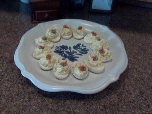 Deviled Eggs With Olives. Photo by jfreed