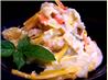 Zucchini " Pasta" With Basil Cream. Recipe by bmxmama