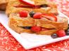 Berry-Stuffed French Toast With Vanilla Yogurt Sauce. Recipe by DrGaellon