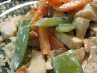 Chicken With Veggies in Sour Cream Sauce