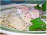 Spicy & Creamy Low Fat Shrimp Pasta. Recipe by Chef PotPie