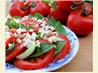 Vine Ripened Tomato, Sweet Onion and Basil Salad. Recipe by PaulaG