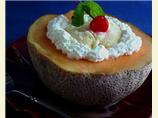 Cantaloupe Bowl & Ice Cream