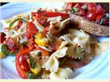 Summer Veggies With Farfalle