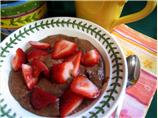 Chocolate Flax Seed Porridge. Photo by Geema