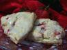 Strawberries and Cream Scones. Recipe by Lainey6605