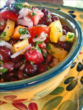 Black Bean Salad. Photo by Bev