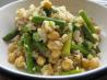 Super-Quick Brown Rice With Asparagus, Chickpeas, and Almonds