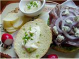 Roast Beef and Blue Cheese Sandwich