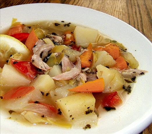 Tangy Greek Chicken Soup (Crock Pot or Not). Photo by Kathy228