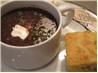Black Bean Soup. Recipe by Galley Wench