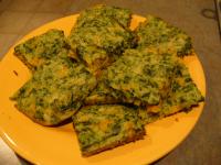 Spinach Cheese Squares