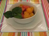 Watermelon and Cantaloupe Salad With Mint Vinaigrette
