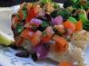 Cod With Mediterranean Salsa. Photo by PaulaG
