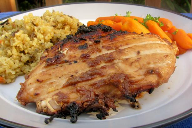 Grilled Peanut Butter Chicken. Photo by lazyme