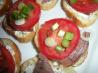 Roast Beef Bruschetta. Recipe by Lainey6605