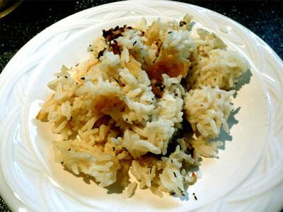 Welcome Wagon's Lemon Rice Pilaf. Photo by Mikekey