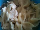 Easy Homestyle Low fat Chicken and Noodles