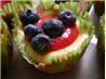 Cheesecake Cupcakes With Raspberry Sauce. Recipe by moonpoodle