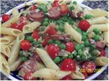 Chicken Sausage With Pasta and Tomato Sauce