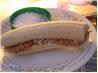 Coconut Draped Peanuty Banana