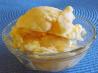 Low Fat Peach Frozen Yogurt. Recipe by StrikingEyes00
