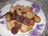 Baked Tofu and Potatoes