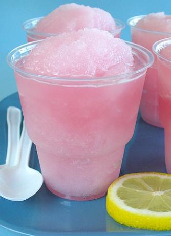 Frozen Lemonade or Fruit Juice Slushies. Photo by Calee