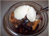 Lower-Cal Blackberry Cobbler