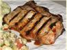 Pork Chops With Horseradish-Maple Glaze