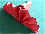 Serviette/Napkin Folding, Simple Standing Fan