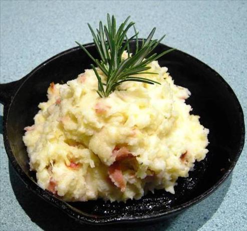 Mashed Potatoes With Prosciutto and Parmesan Cheese. Photo by JustJanS