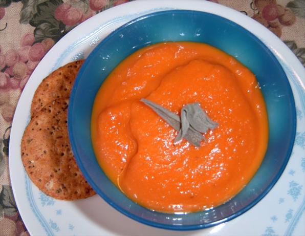Gingered Carrot Soup With Sage. Photo by Mikekey