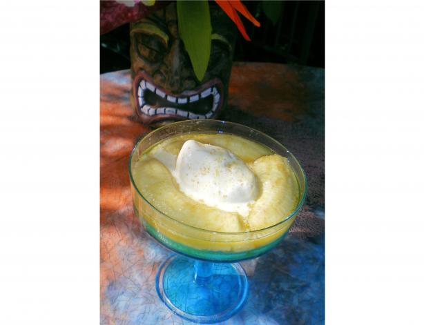 Jamaican Rummed Baked Bananas. Photo by Julie B's Hive