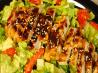 Asian Barbecue Chicken Salad. Recipe by Little Suzy Homemaker