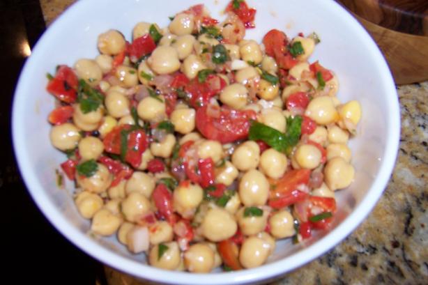 Mediterranean Chickpea Salad. Photo by coastmom