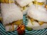 Stilton, Pear and Walnut Tea Sandwiches