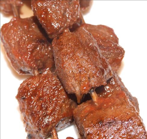 Kangaroo Kebabs. Photo by Peter J